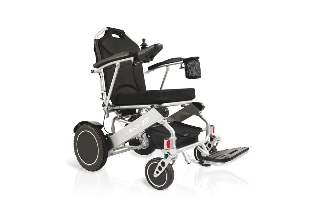 MOBILITY 860 - Carrozzina Elettrica Pieghevole con Schienale Reclinabile