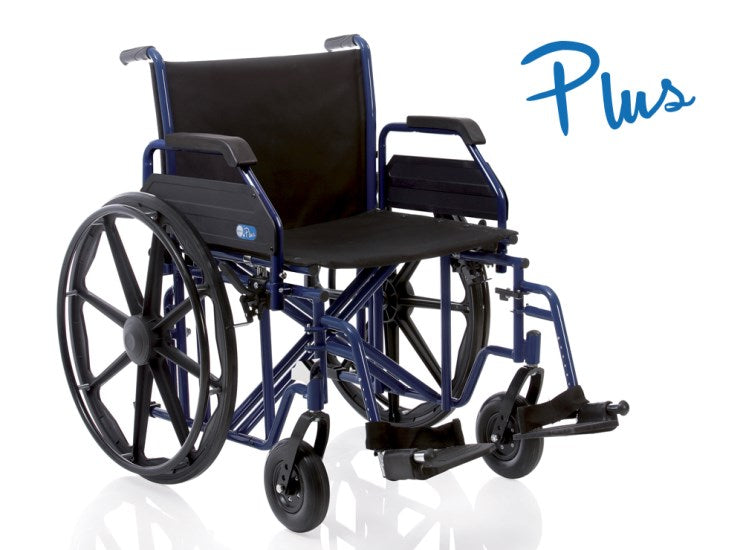 Carrozzina Pieghevole Doppia Crociera Taglie Forti | CP300 Serie Plus